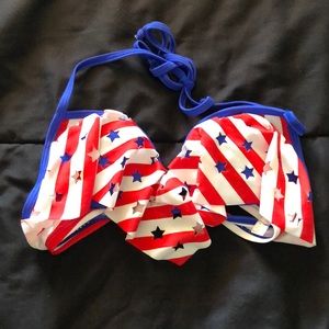 American flag bikini top